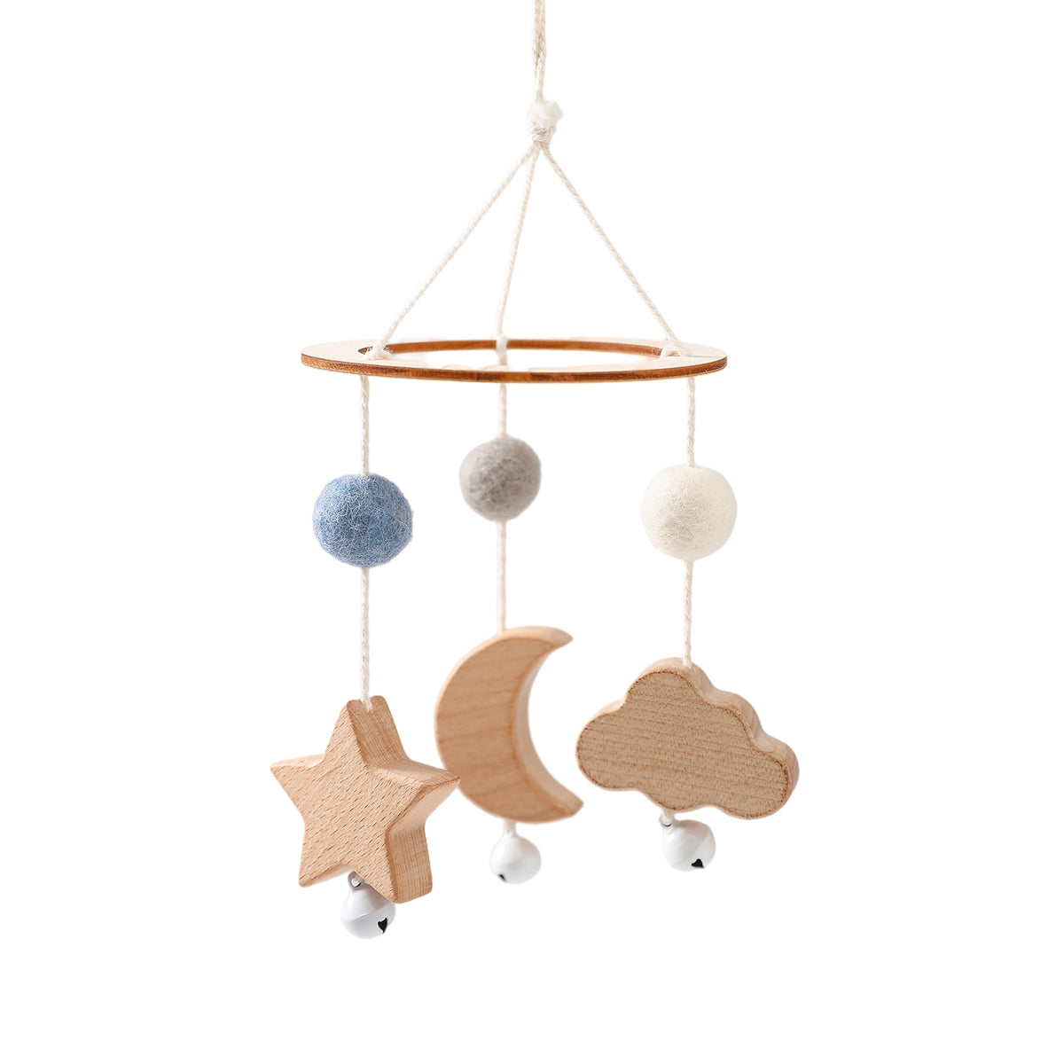 Happinest.mu - Handmade baby mobile elephant theme 🐘 Price is 1750 MUR  with basic music box. Music box gives magic to the mobile as it also rotate  the mobile. The basic version