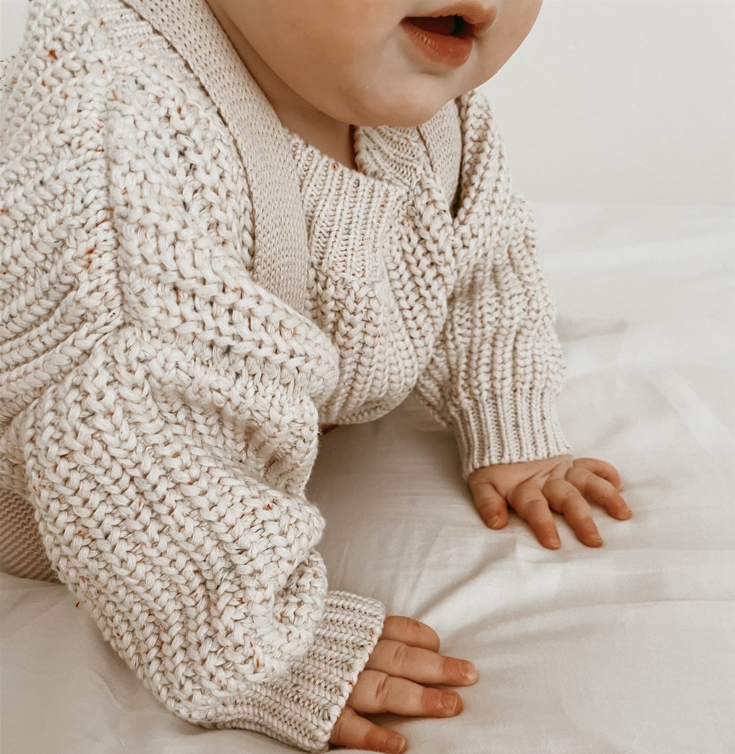 Knitting sweater deals for baby